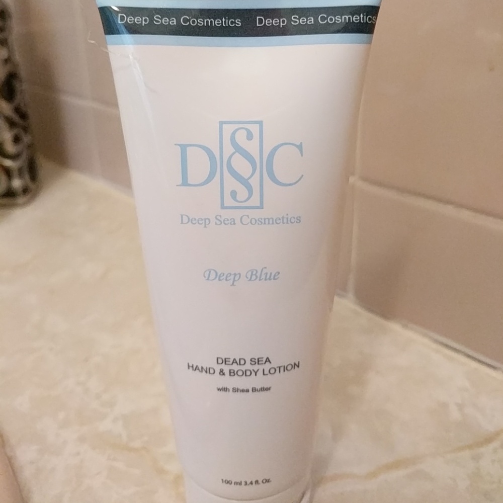 Dead sea hand and body lotion.